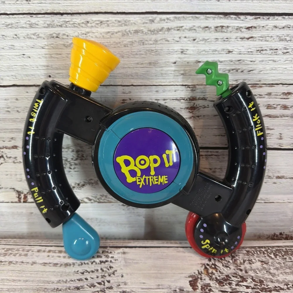 Bop It Extreme 1998 Hasbro Electronic Handheld Game VTG Toy Retro Tested WORKING